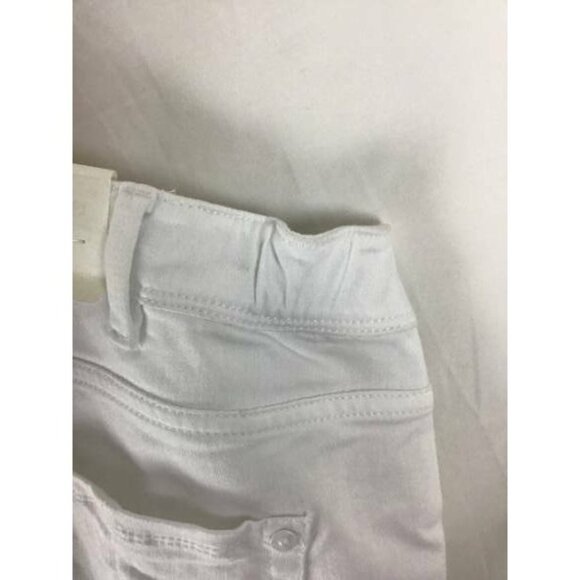 J JILL Denim Jean 16 White Kick Flare High Rise - Picture 10 of 12